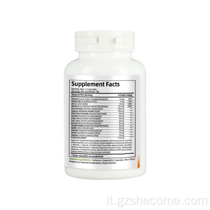 Capsule per il supporto della prostata Saw Palmetto Enhanced